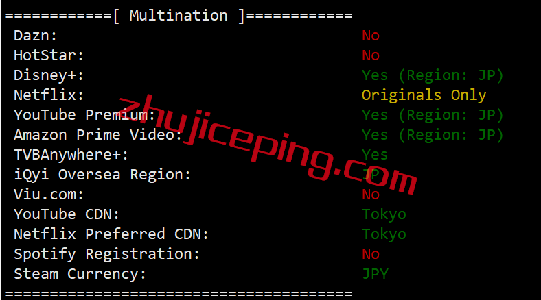 hyjpiij23 简单测评下hostyun日本东京机房IIJ线路的VPS