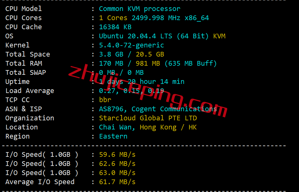 hykrcnu1 简单测评hostyun的“[洛杉矶kr-原生]”VPS系列，接入cn2 gia+cuii