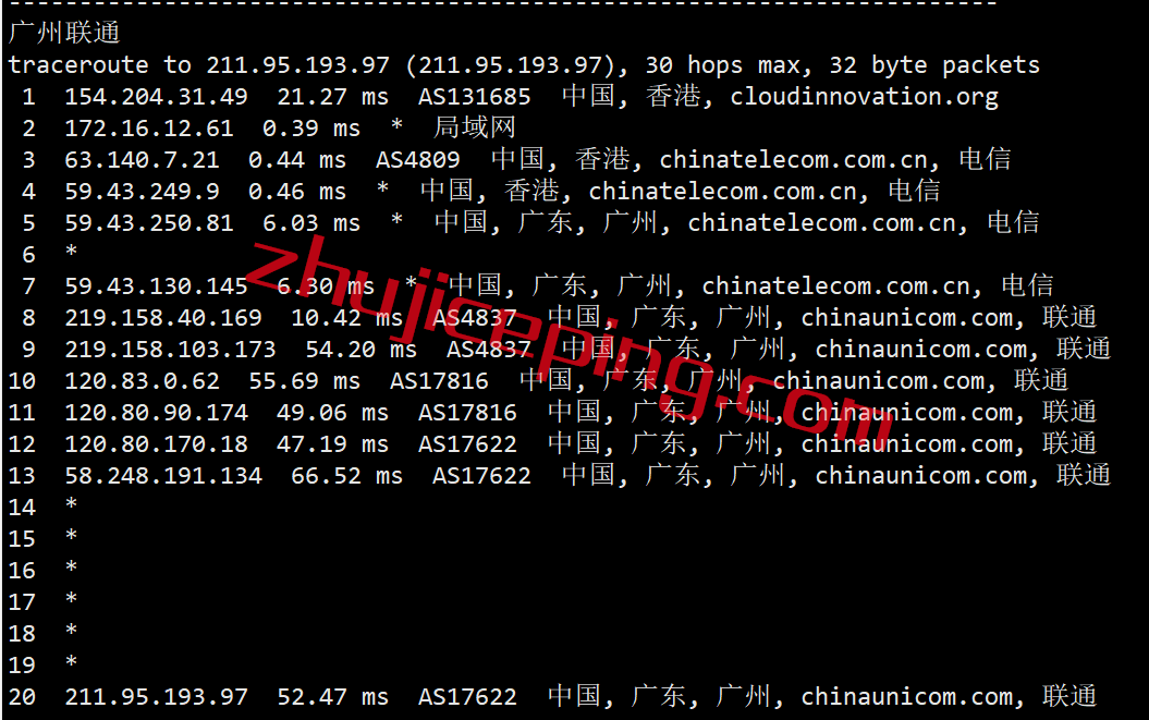 chk20 cmivps怎么样？简单测评大带宽的香港cn2+bgp系列vps