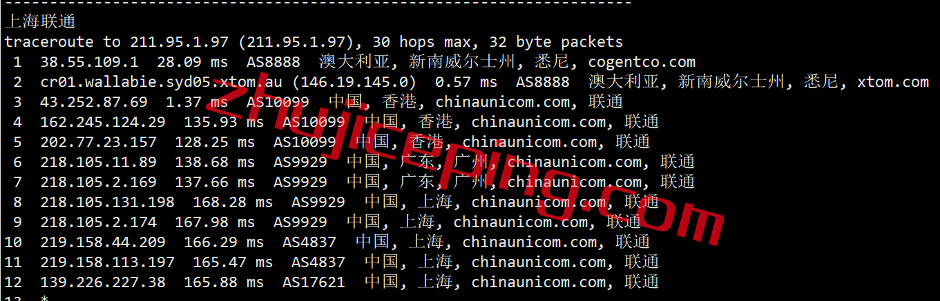 hya19 hostyun怎么样？简单测试下澳大利亚走联通AS9929的VPS