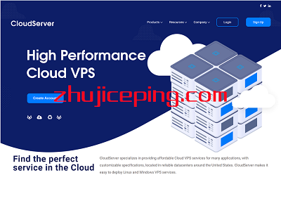 cloudserver：便宜美国VPS，低至$10/年，1G内存/1核/20gSSD/1T流量/1G带宽，有授权Windows-国外主机测评