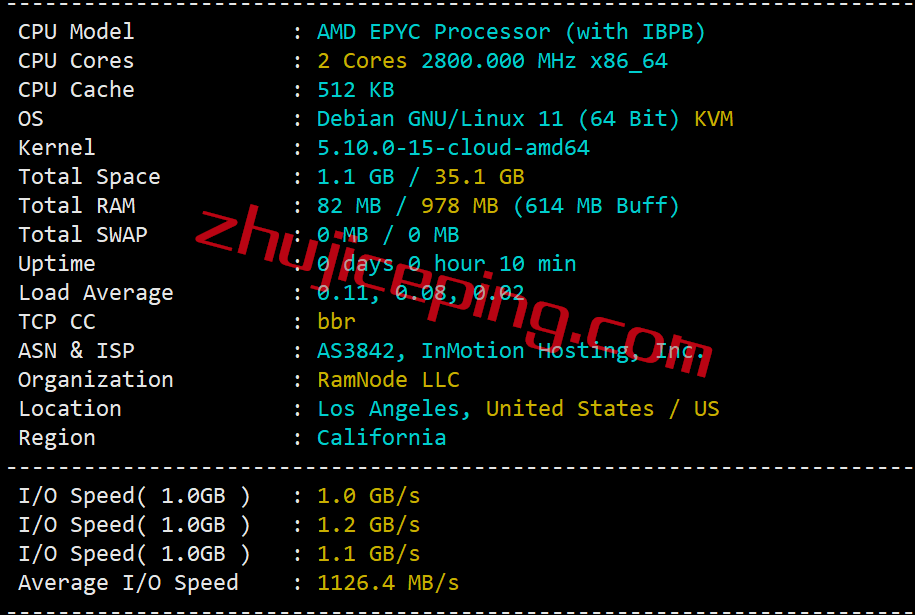 ramla1 ramnode怎么样？简单测评下洛杉矶数据中心的OpenStack云服务器
