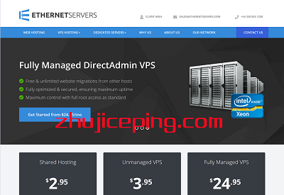 ethernetservers：便宜美国vps，$24.95/年，3G内存/1核/100gSSD/3T流量/2个IPv4/20G防御，洛杉矶/新泽西-国外主机测评