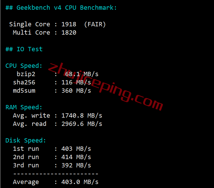 iwfapt30 iwebfusion怎么样？简单测评下洛杉矶aptum机房VPS