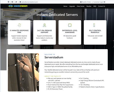 serverstadium：西雅图独立服务器，全场4.5折，低至$13/月，1Gbps带宽/5IP-国外主机测评