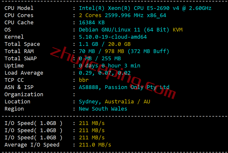 v.ps怎么样？测评下澳大利亚悉尼（三网）联通AS9929线路的VPS