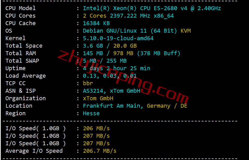 vpsfran1 V.PS怎么样？测评德国AS9929高速网络的云服务器