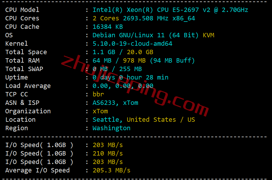vpssea1 v.ps怎么样？测评下美国西海岸西雅图数据中心的VPS