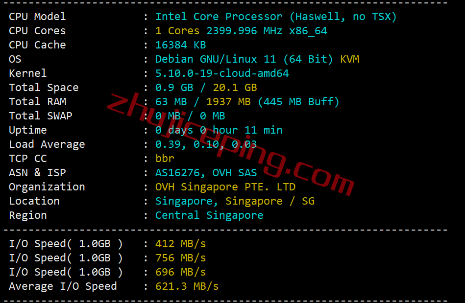 ovhsg1 OVH怎么样？新加坡“Singapore (SGP)”数据中心测评