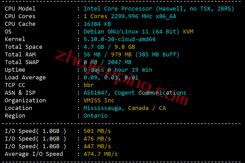 vhkc1 vmiss怎么样？简单测评下香港cmi线路vps，分享点实测数据