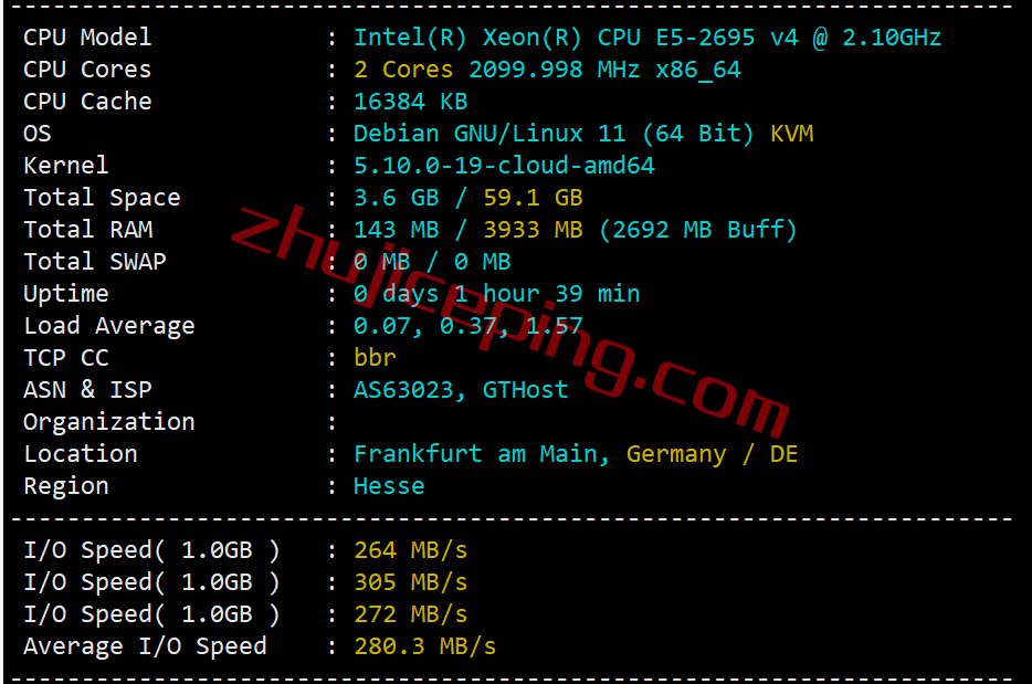 inetde1 inet.ws怎么样？测评下德国法兰克福机房的VPS