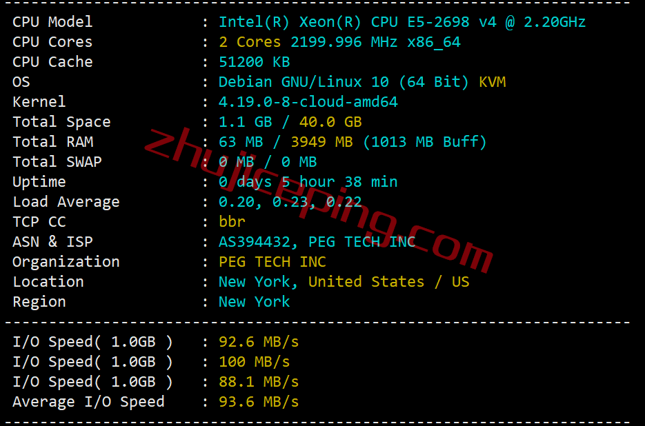 raksgcn1 简单测评下raksmart新加坡CN2线路的云服务器