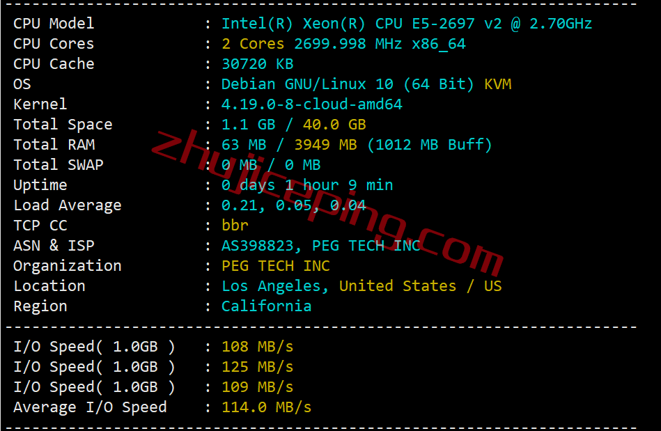 rakclajp1 raksmart vps怎么样？简单测评“洛杉矶精品网”线路的VPS