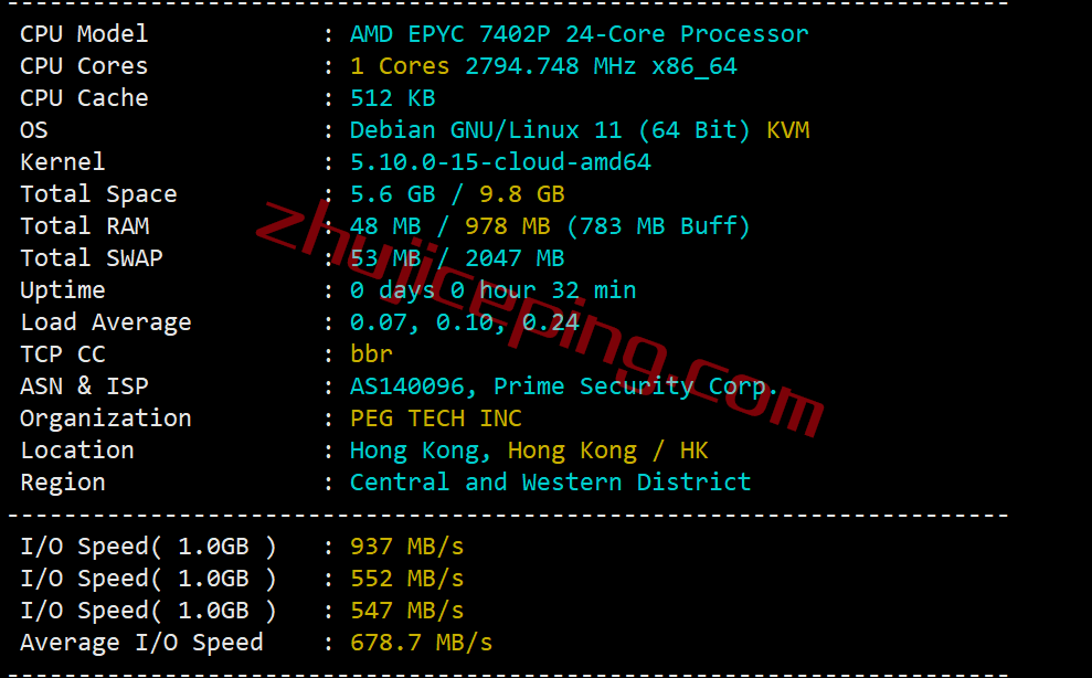 dvhkc1 digitalvirt香港CMI怎么样？简单测评下三网香港cmi线路的VPS