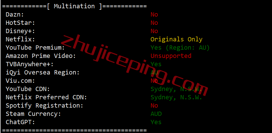 gcau28 gcore vps 怎么样？澳大利VPS(悉尼数据中心)简单测评（Sydney），移动推荐！