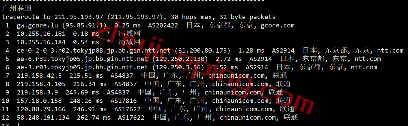 gcjp23 gcore怎么样？简单测评gcore日本VPS，分享数据，方便参考