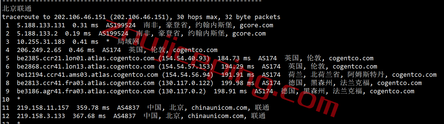 gcsa21 [更新] gcore南非VPS测评数据分享（Johannesburg）