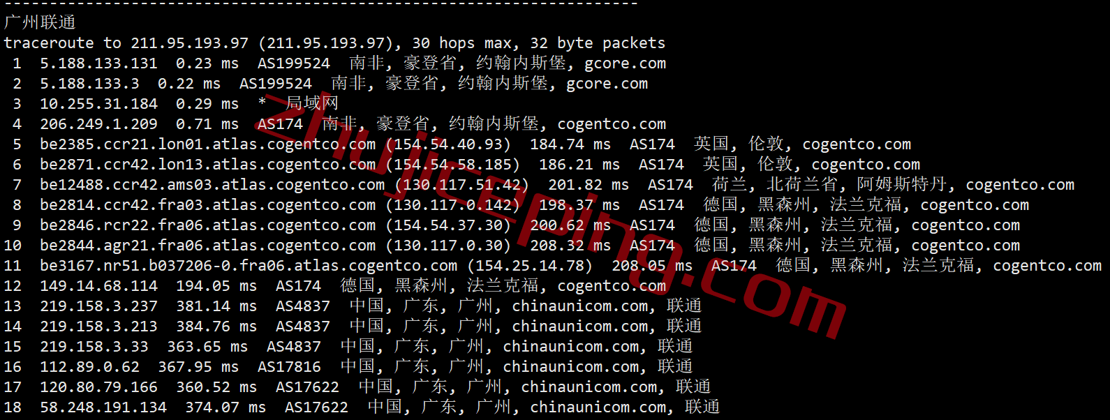 gcsa23 [更新] gcore南非VPS测评数据分享（Johannesburg）