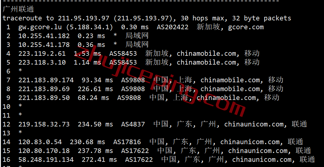 gcsgp23 gcore怎么样？gcore新加坡VPS测评数据分享