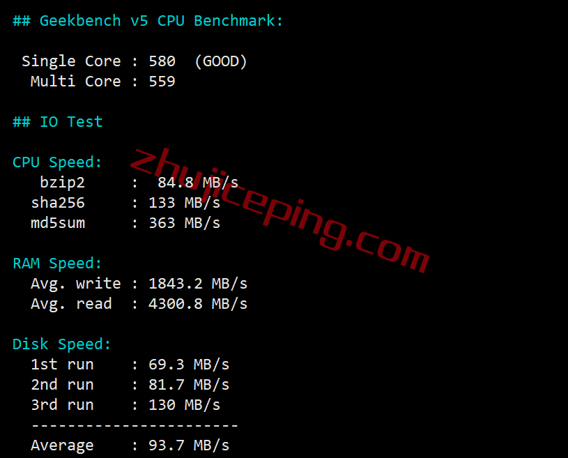 gcsgp30 gcore怎么样？gcore新加坡VPS测评数据分享
