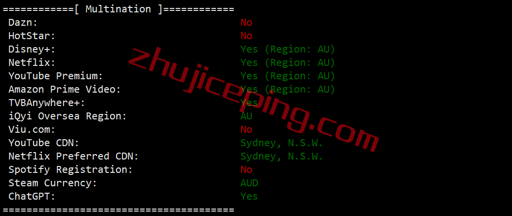 vpsau06 V.PS怎么样？澳大利亚AS9929线路的VPS测评，解锁Netflix\ABC\SBS\7plus\Channel 9/10