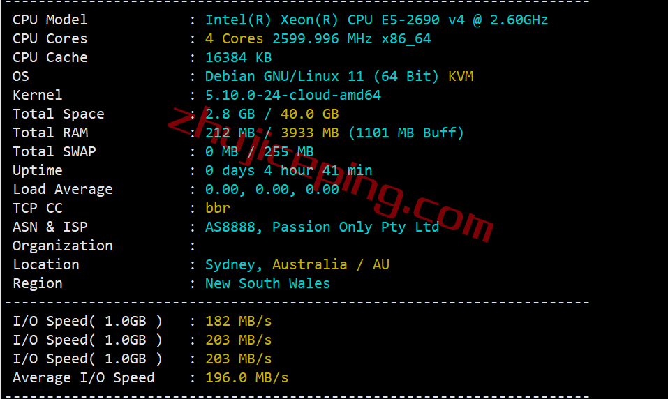 vpsau22 V.PS怎么样？澳大利亚AS9929线路的VPS测评，解锁Netflix\ABC\SBS\7plus\Channel 9/10