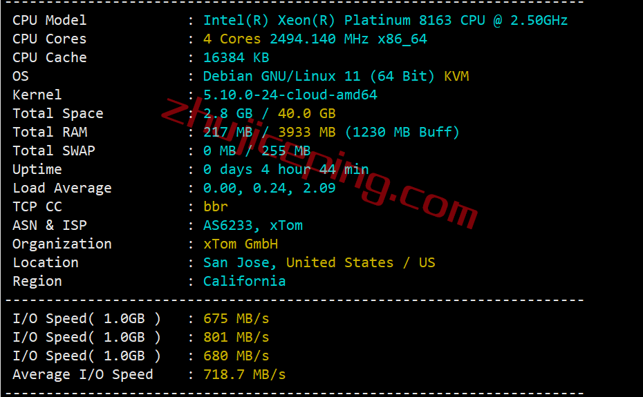 vpstsj22 V.PS怎么样？美国圣何塞VPS测评，电信CN2/联通CU2/移动CMIN2，解锁netflix\迪士尼\chatgpt等