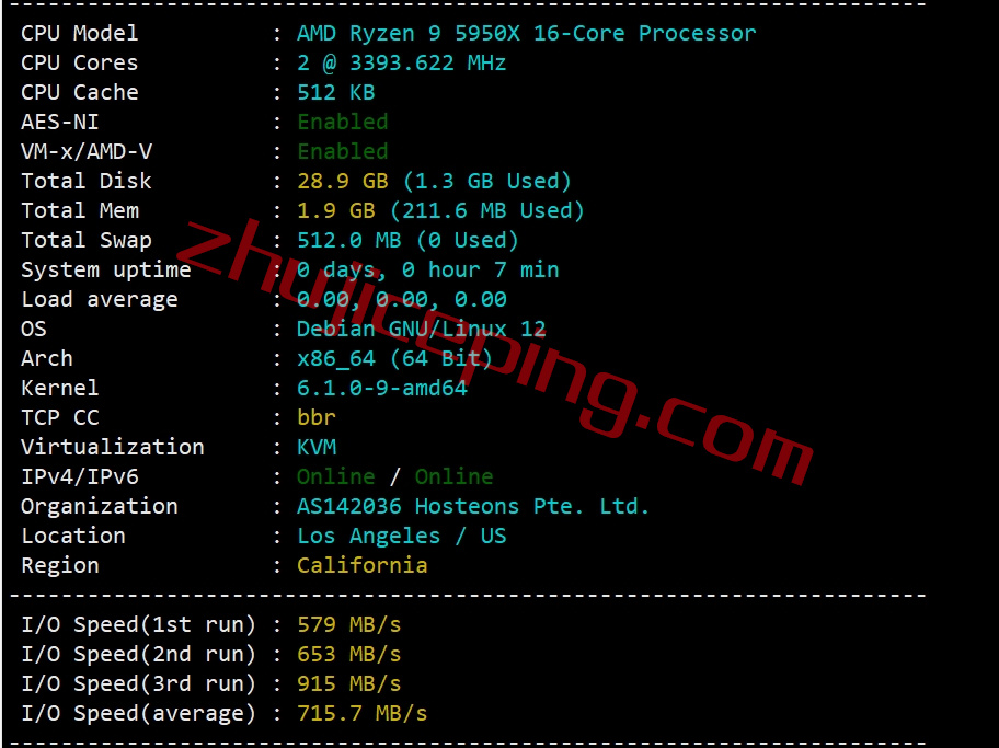 hedal1 hosteons怎么样？达拉斯机房VPS简单测评