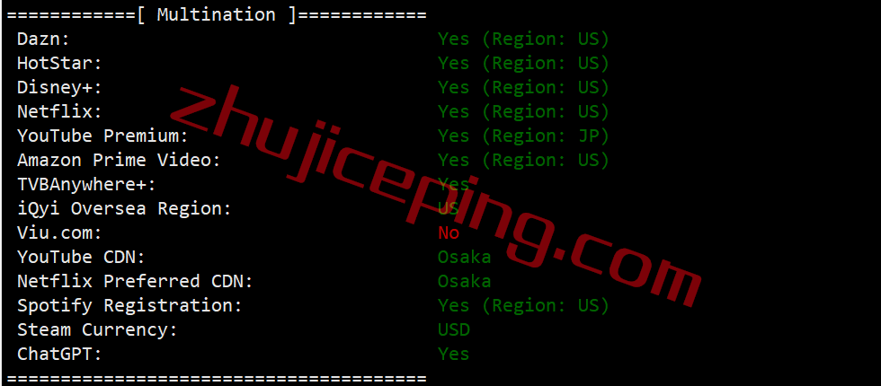 zgojp26 zgovps日本vps怎么样？性能爆表，联通/移动能飞起来(电信劝退)，解锁netflix/spotify/Steam/chatgpt