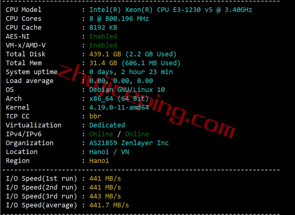 zrvn1 zenlayer怎么样？zenlayer越南服务器测评
