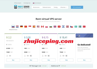 profitserver：全场VPS一律5折，不限流量，$34/年，香港/新加坡/美国/俄罗斯/以色列等19个机房-国外主机测评