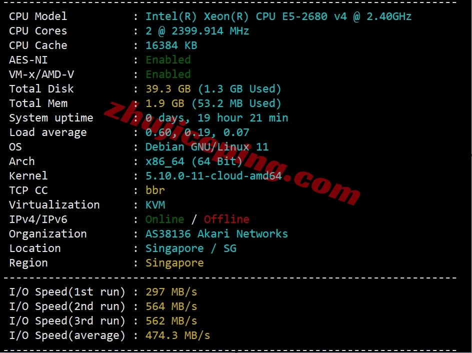 lisasg1 lisahost怎么样？新加坡ISP住宅VPS测评