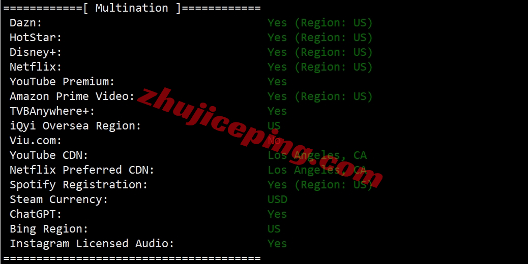 zgog29 zgovps怎么样？Los Angeles Global VPS系列VPS实测数据分享！