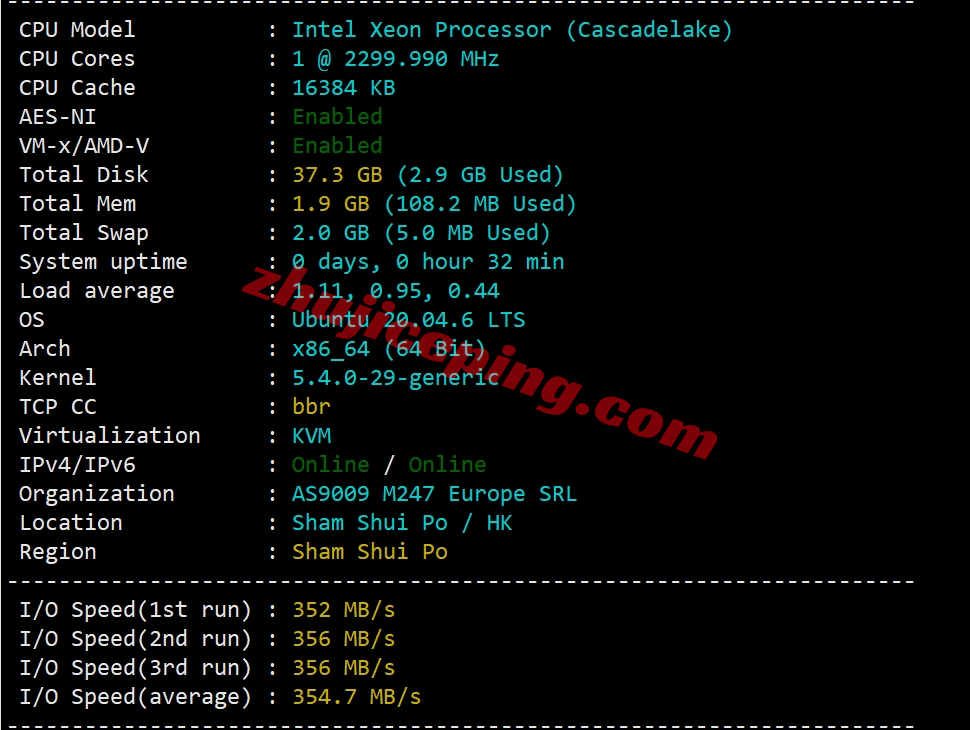gwphk1 greenwebpage VPS怎么样？详细测评下香港数据中心的VPS