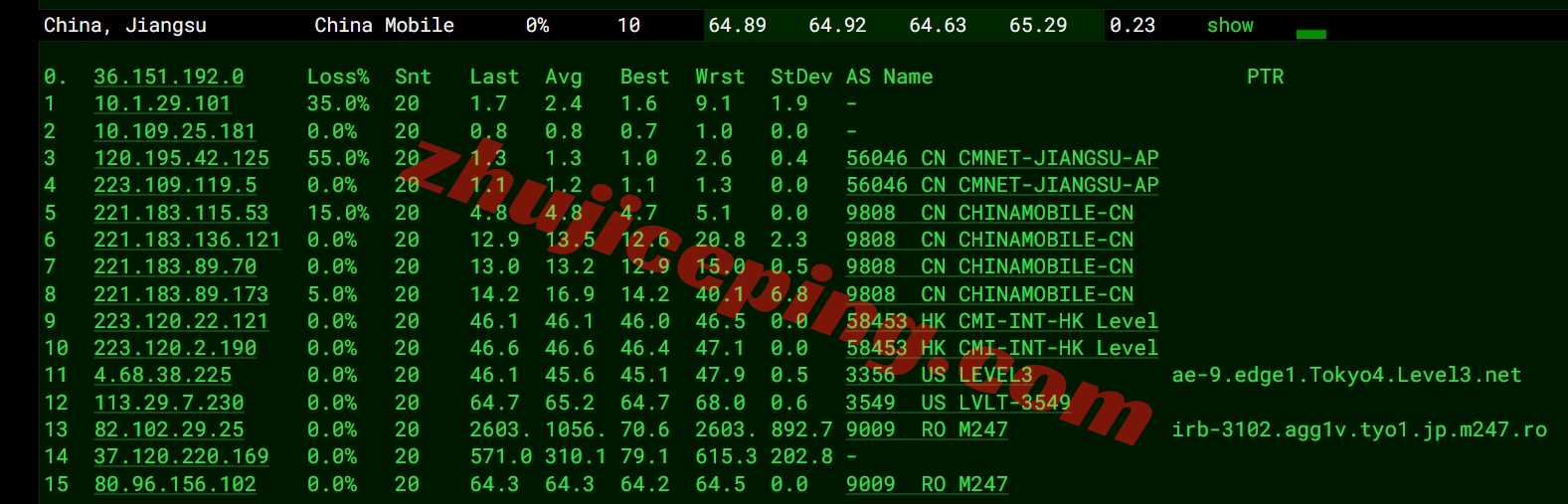 gwpjp18 greenwebpage怎么样？简单测评下东京数据中心的日本VPS业务