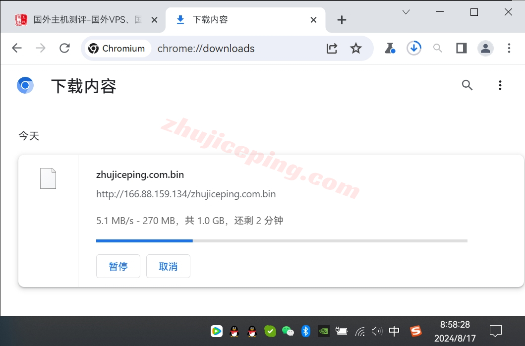 jhch9 justhost.ru怎么样？美国中部芝加哥VPS详细测评