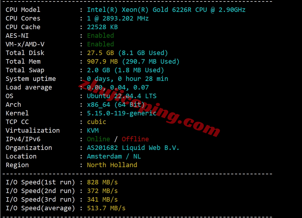 lwnl1 liquidweb怎么样？荷兰VPS详细测评