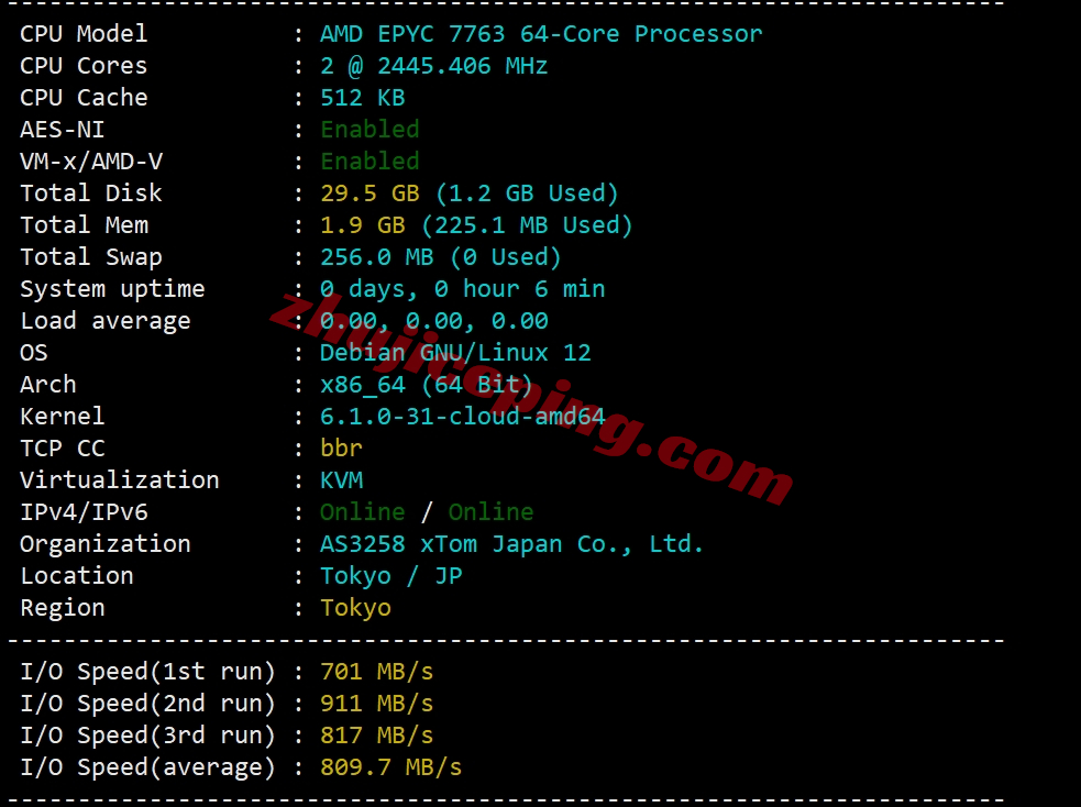vjpgcn1 V.PS怎么样？日本东京三网CN2-GIA系列云服务器测评