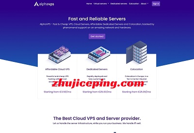 alphavps：美国/德国/保加利亚/10Gbps带宽，多款VPS低至€2.49/月，1G内存/1核/10gNVMe/1T流量-国外主机测评