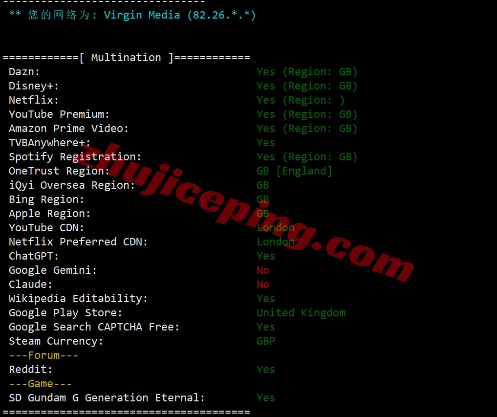 lsvmo2-2 lisahost英国家庭住宅VPS/双ISP属性IP，英国本土第二大运营商Virgin Media O2