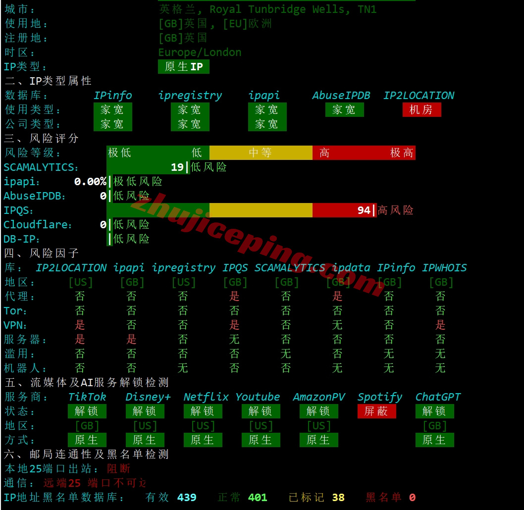 lcauk27 详细测评莱卡云/lcayun英国原生双ISP住宅属性IP的VPS