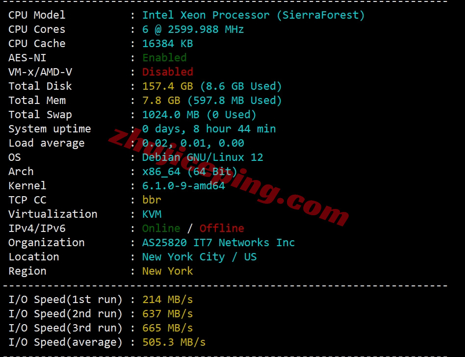 usny8-1 ⭐更新：测评搬瓦工美国纽约CN2-GIA高端线路VPS，USNY_8机房
