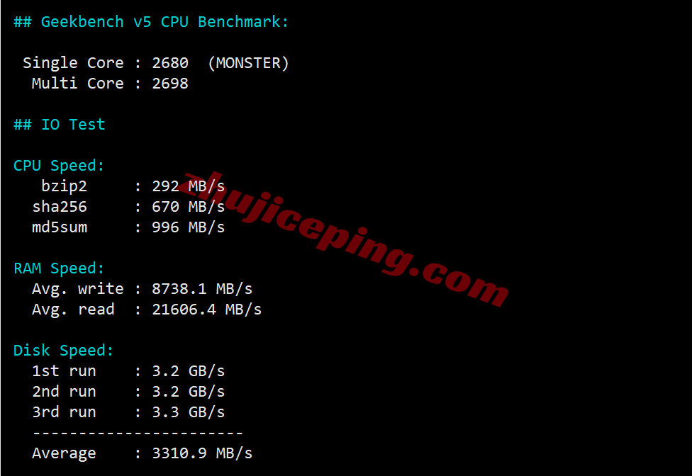 uqde34 详细测评uqidc德国高防不限流量VPS（AMD Ryzen性能相当给力）