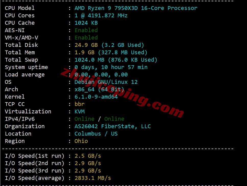 bflaxpfm1 详细测评bitsflowcloud的洛杉矶高性能VPS系列“US-LAX-Performance”