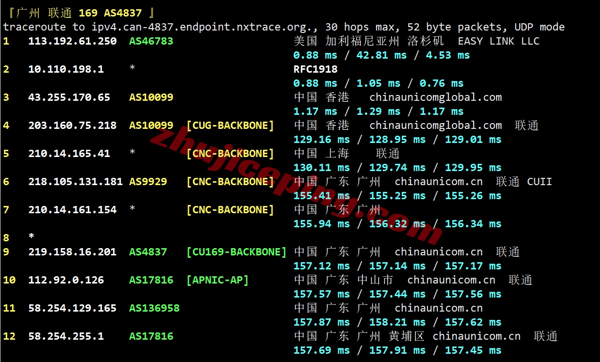 vracku23 详细测评EasyLink洛杉矶优化线路的高性能云服务器(AMD EPYC平台+原生美国IP+AS9929&CMIN2(即将加入CN2))