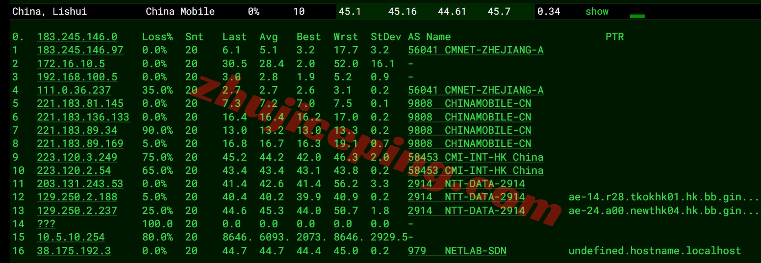 zgohk18 详细测评zgovps的"BGP Network"香港VPS（实际为三网优化直连+AMD高性能硬件）