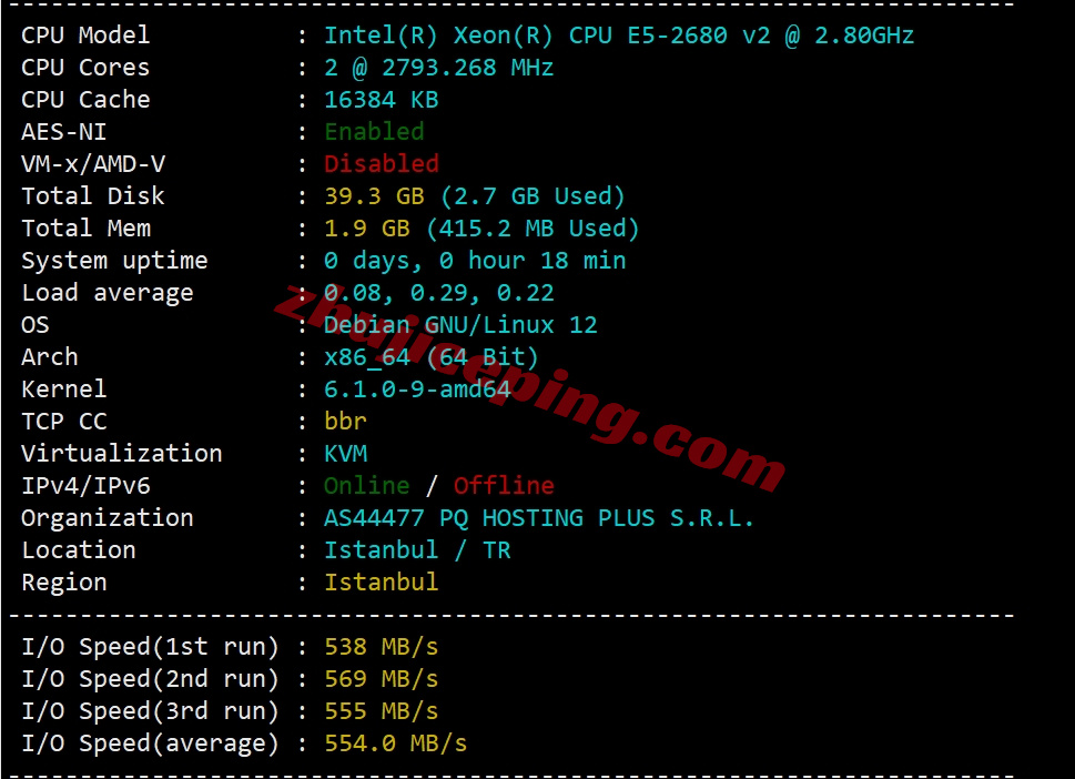 thitr1 详细测评the.hosting土耳其10Gbps带宽不限流量VPS