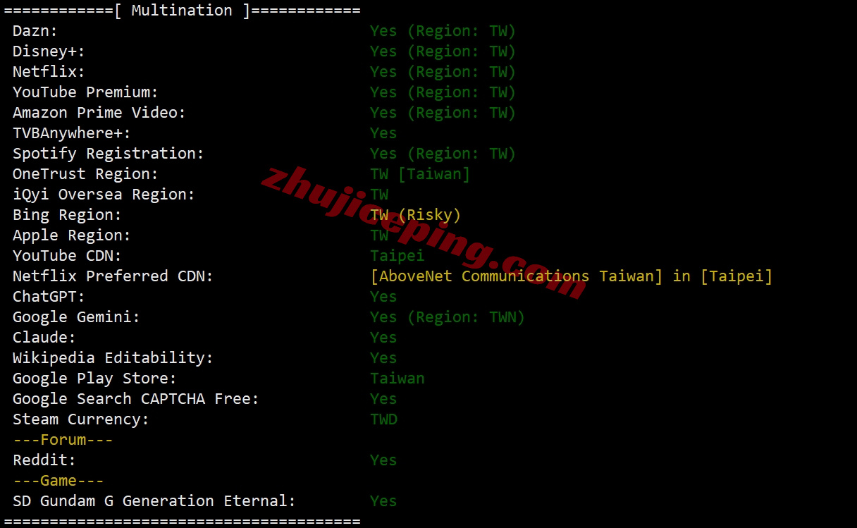 lisa2tw_10 详细测评lisahost原生IP的台湾VPS,流媒体全解锁