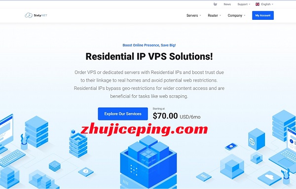 详细测评sixtynet的美国Astound家庭住宅IP属性的VPS-国外主机测评