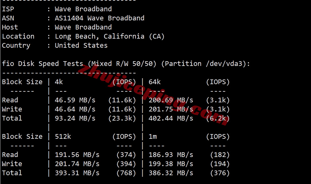 sixwb2 详细测评sixtynet的美国Astound家庭住宅IP属性的VPS